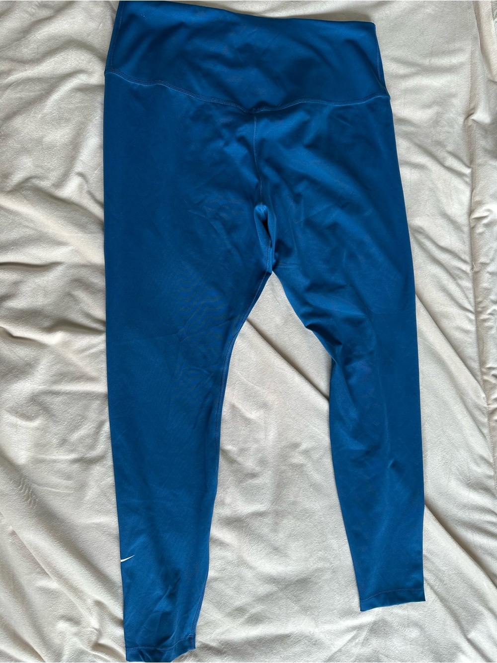 Women Nike Blue Active Leggings